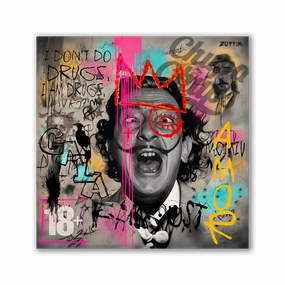 Daliii Crazyyy by Zuppini framed mural artwork