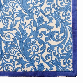Damask Print Tablecloth, Blue cute desktop display