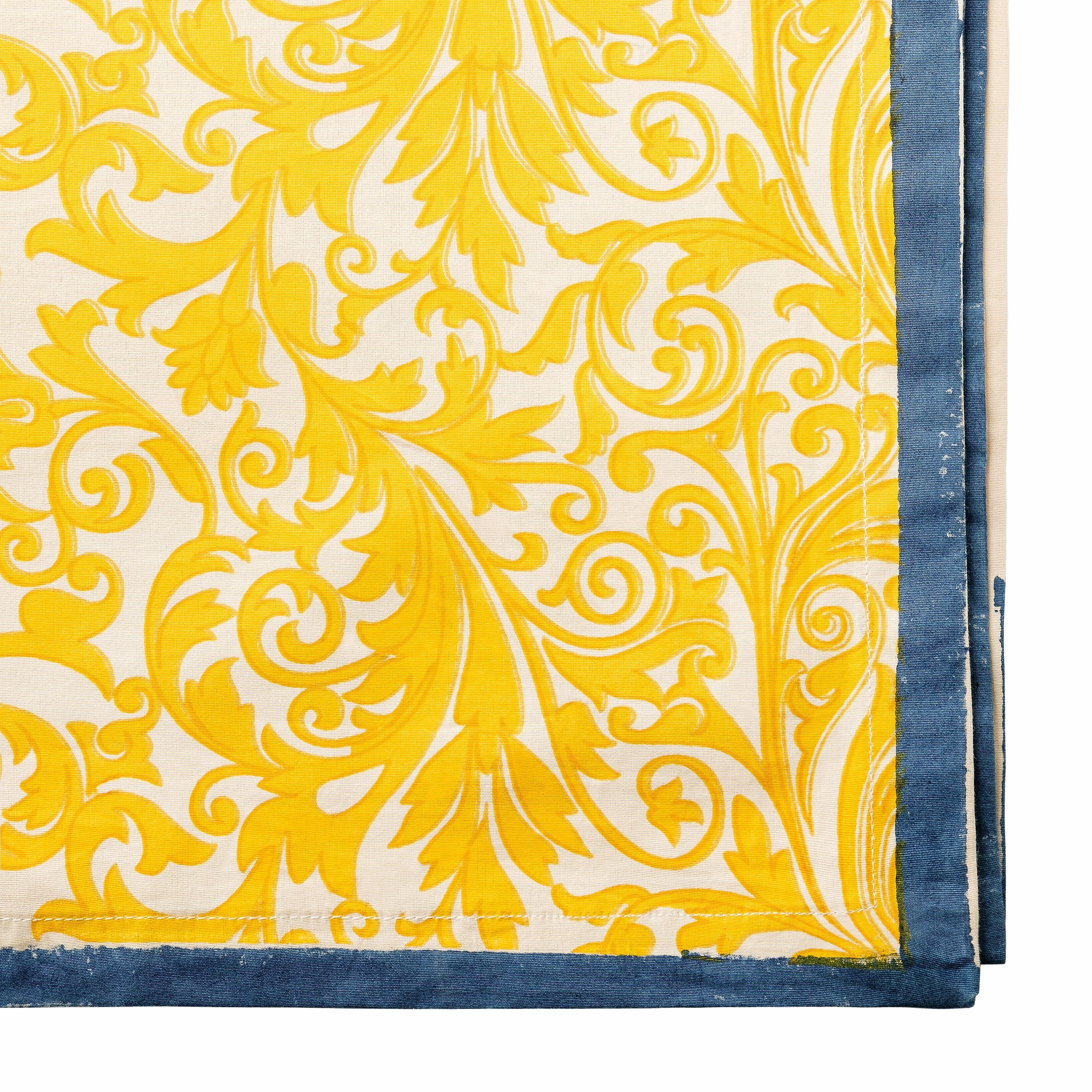 Damask Print Tablecloth, Yellow cute desktop display
