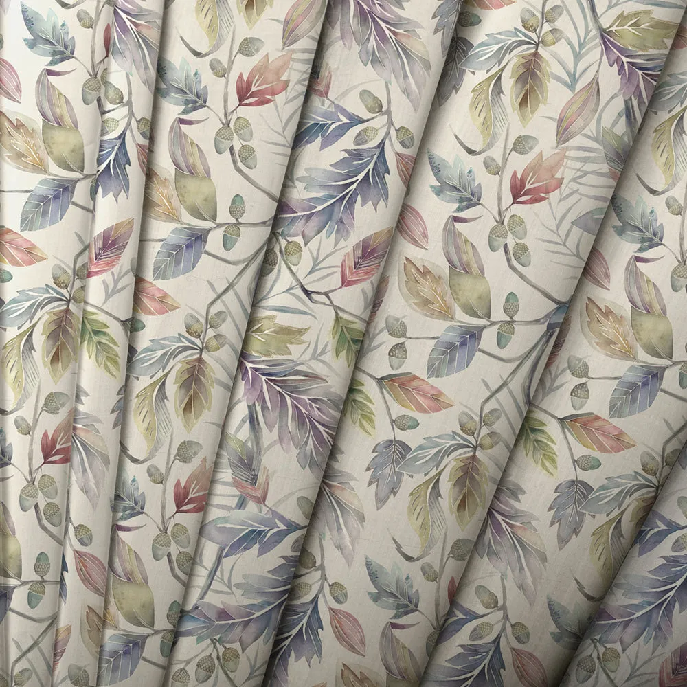 Danbury Printed Cotton Made to Measure Roman Blinds Loganberry