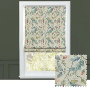 Danbury Printed Cotton Made to Measure Roman Blinds Pomegranate chic floor carpet  