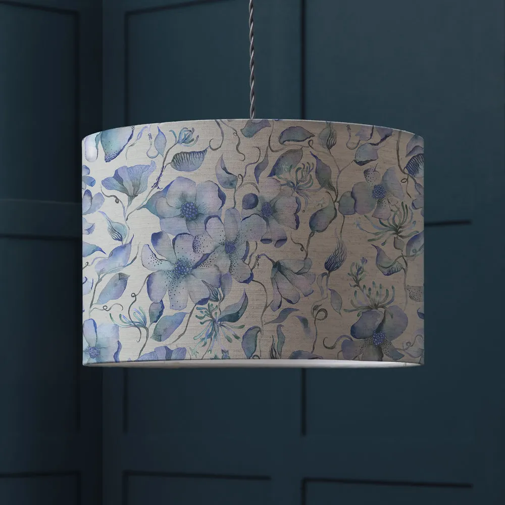 Daphne Eva Printed Lamp Shade Delft Blue modern fashion rug  