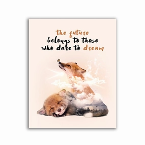 Dare to Dream by Zenzdesign framed mural artwork