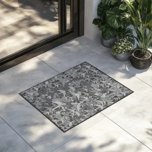Dark Coloured Seamless Airplanes Designed Door Mats door entrance rug