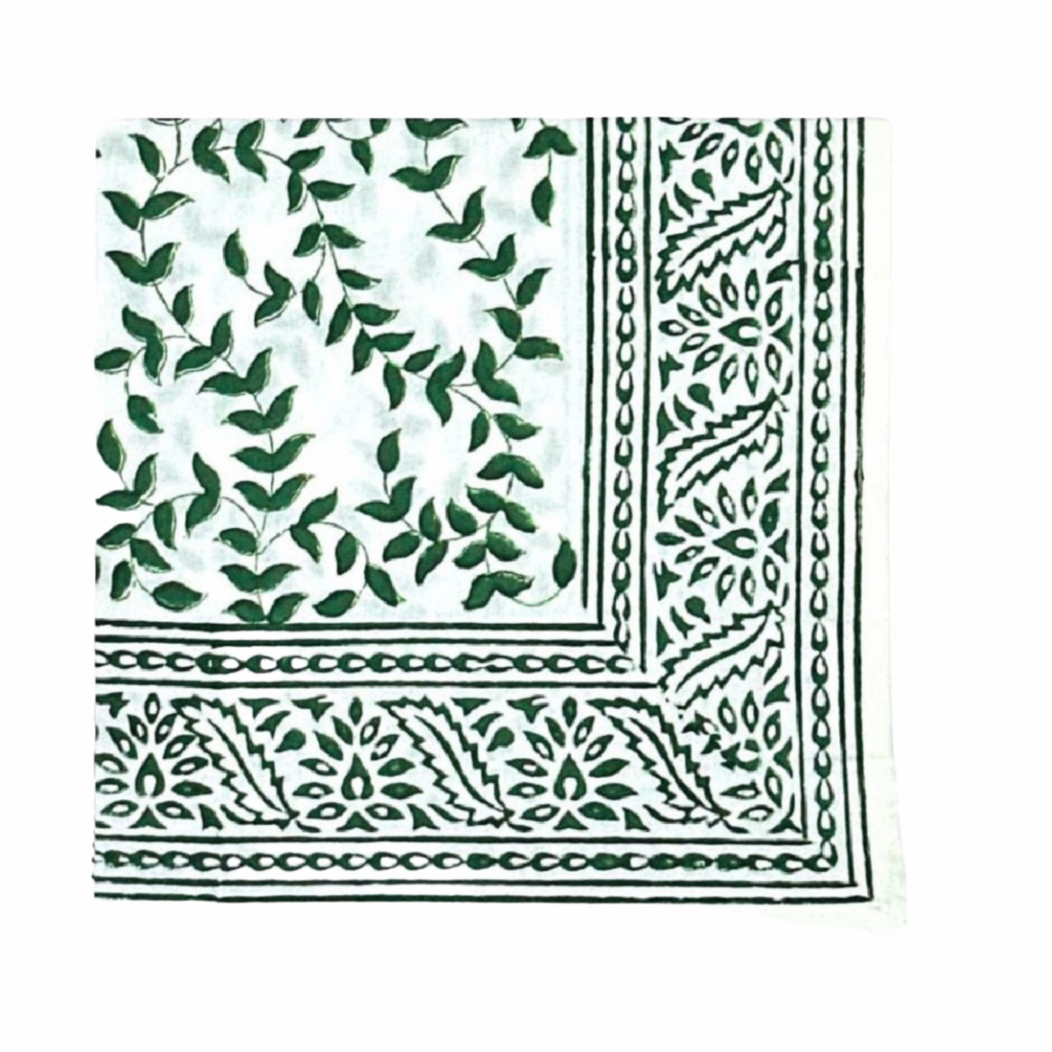Dark Green Leaves Napkin, Set of 4 cute desktop display