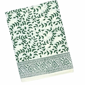 Dark Green Leaves Tablecloth cute desktop display