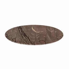 Dark Oval Marble Board decorative home ornament