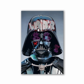 Darth by Zuppini framed mural artwork