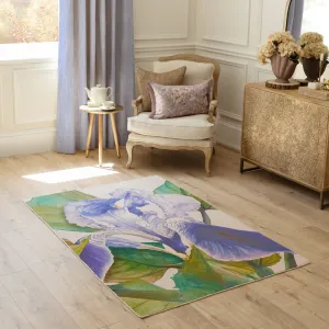Darwen Printed Rug Cornflower modern fashion rug  