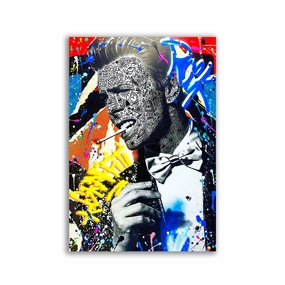 David Bowie by RS Artist framed mural artwork