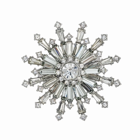 Dazzling Snowflake Napkin Rings, Set of Four mini desktop sculpture