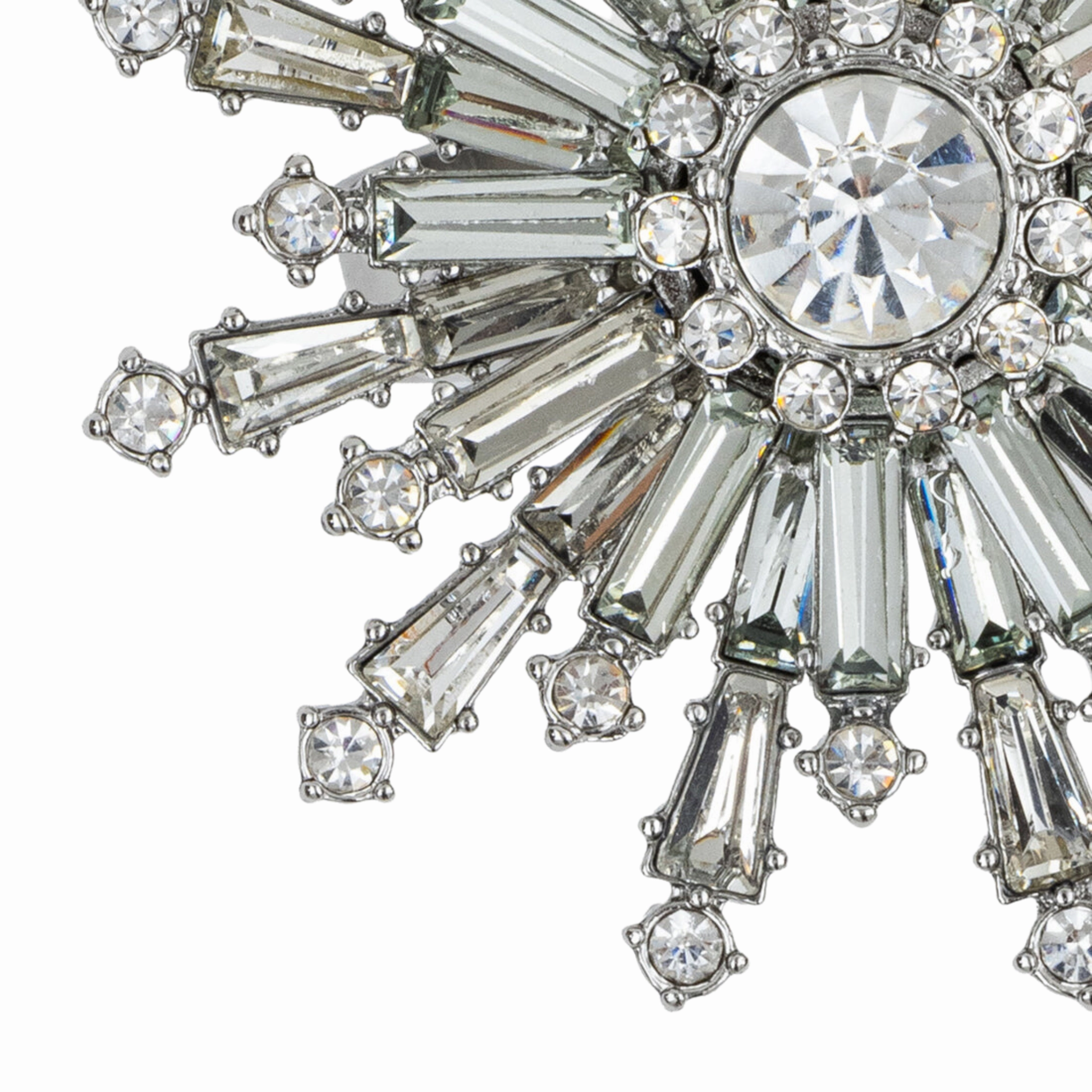 Dazzling Snowflake Napkin Rings, Set of Four