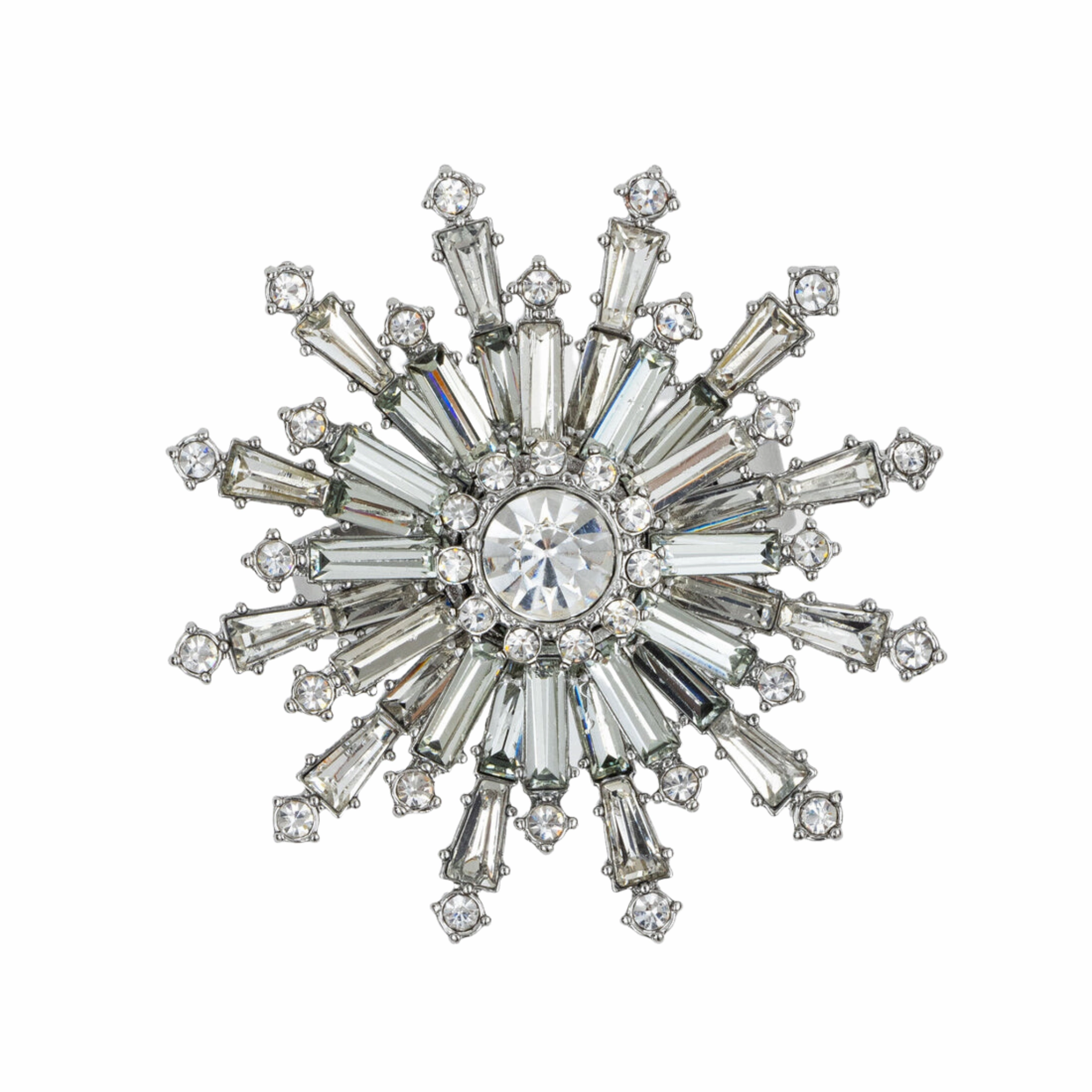 Dazzling Snowflake Napkin Rings, Set of Four cute desktop display