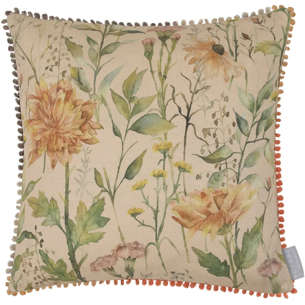 Delamere Printed Cushion Apricot
