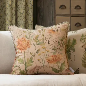 Delamere Printed Cushion Apricot chic floor carpet  