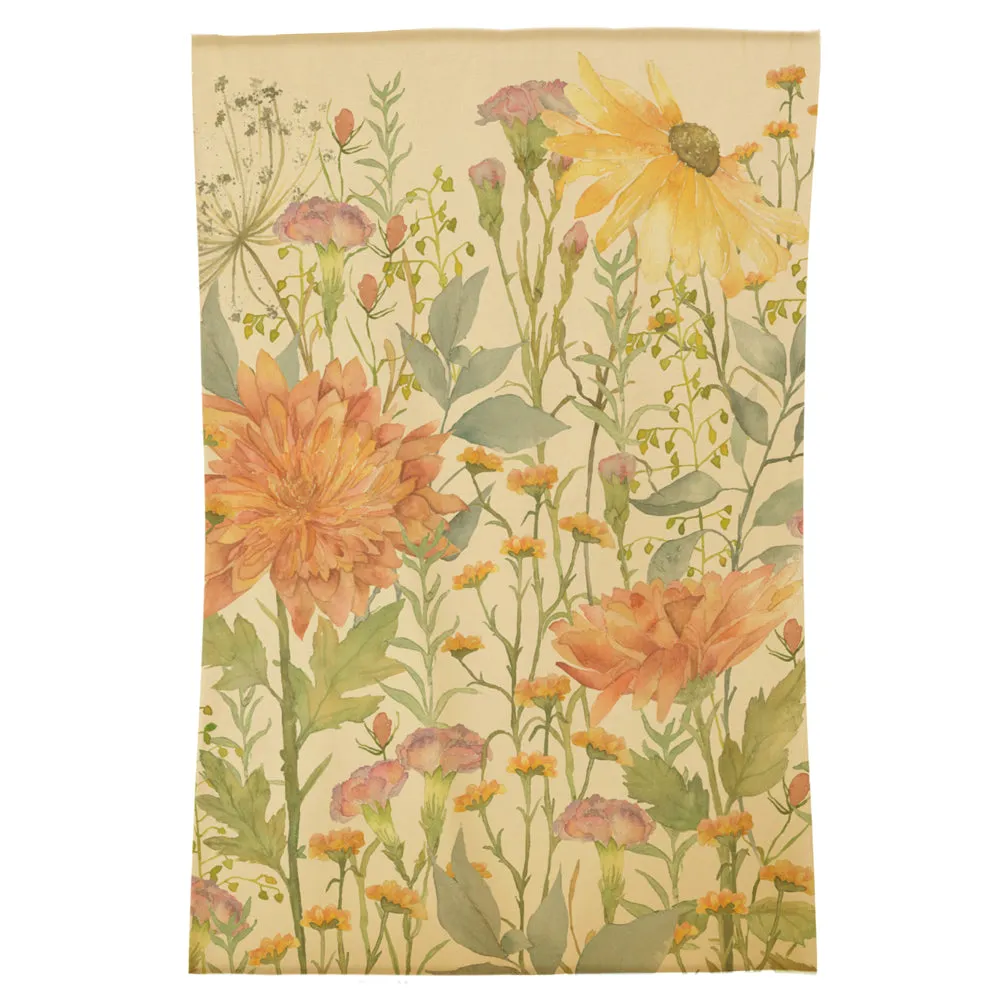 Delamere Printed Wool Rug Linen