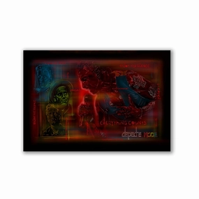 Depeche Mode by Christian Amelung framed mural artwork