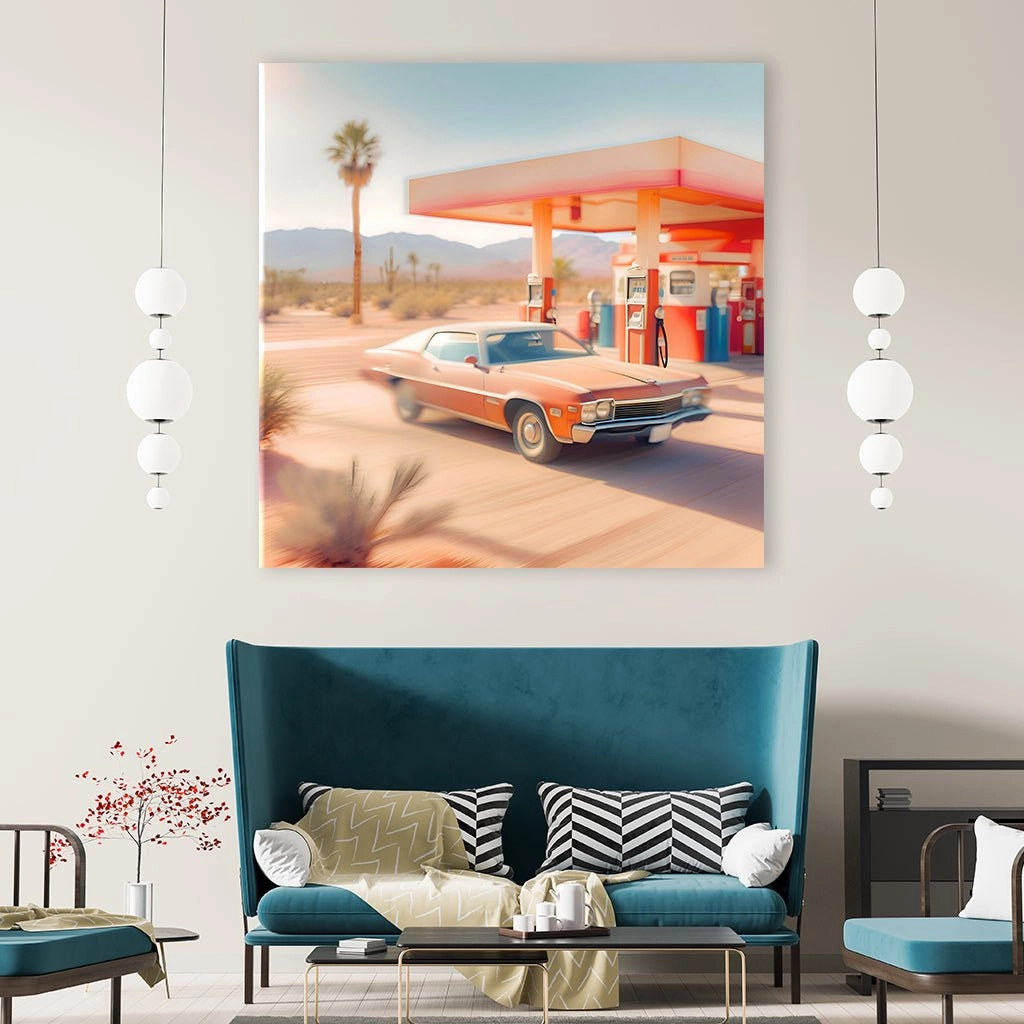 Desert Gas Station No1 by Iconica