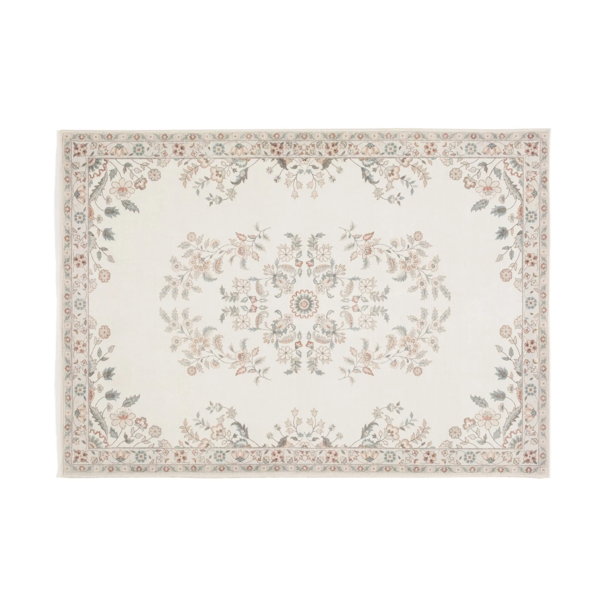 Design Print Rug Arabesque S 1400 X 1000 Light Beige neutral everyday carpet