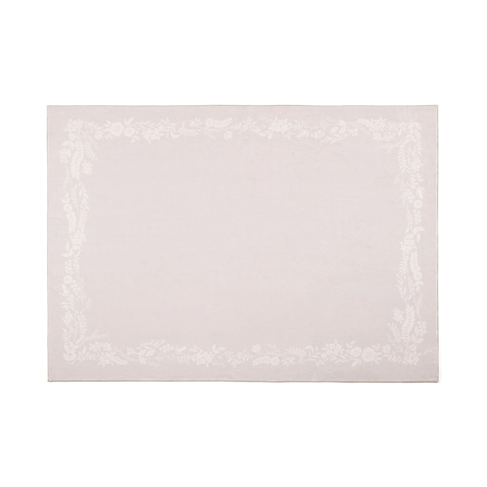 Design Print Rug Frame Flower M 20001400 Pink neutral everyday carpet