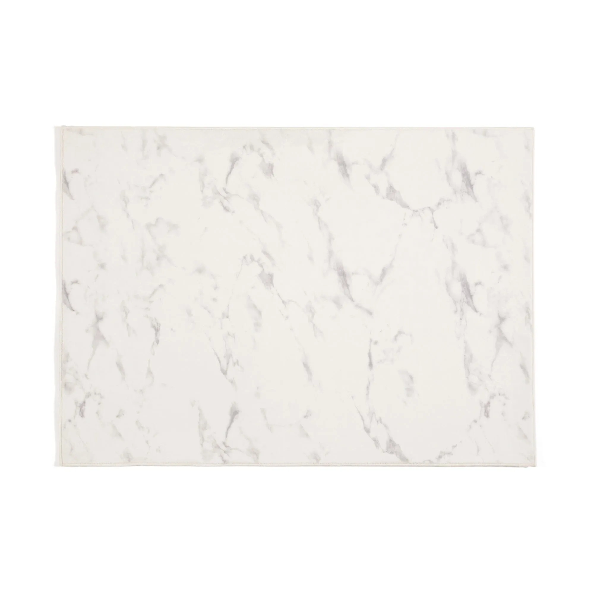 Design Print Rug Marble S 1400 X 1000 White neutral everyday carpet