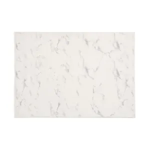 Design Print Rug Marble S 1400 X 1000 White neutral everyday carpet