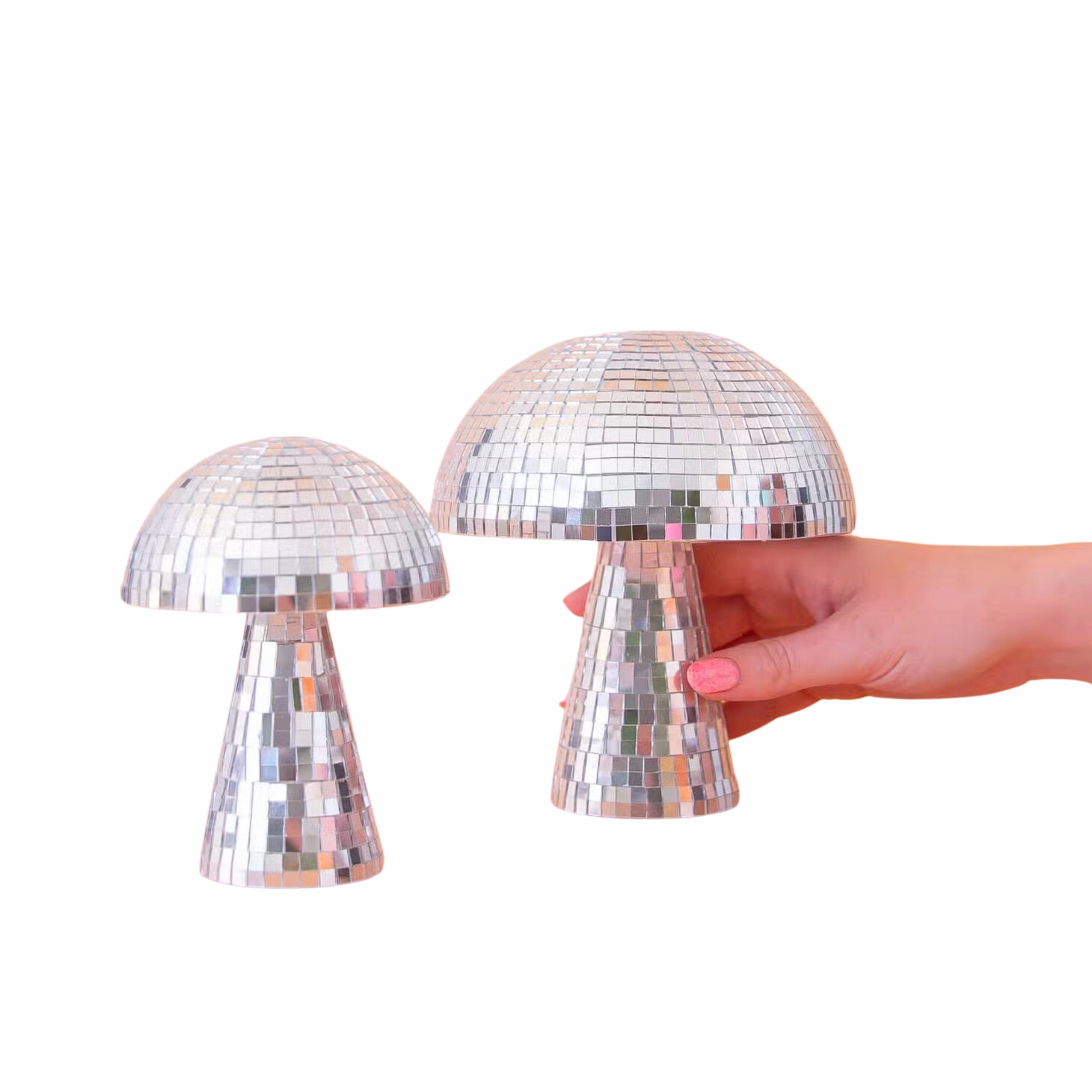 Disco Mushroom minimalist art object  