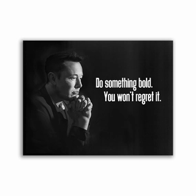 Do Something Bold by David Drake framed mural artwork