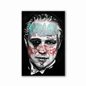 Don Corleone by Zuppini framed mural artwork