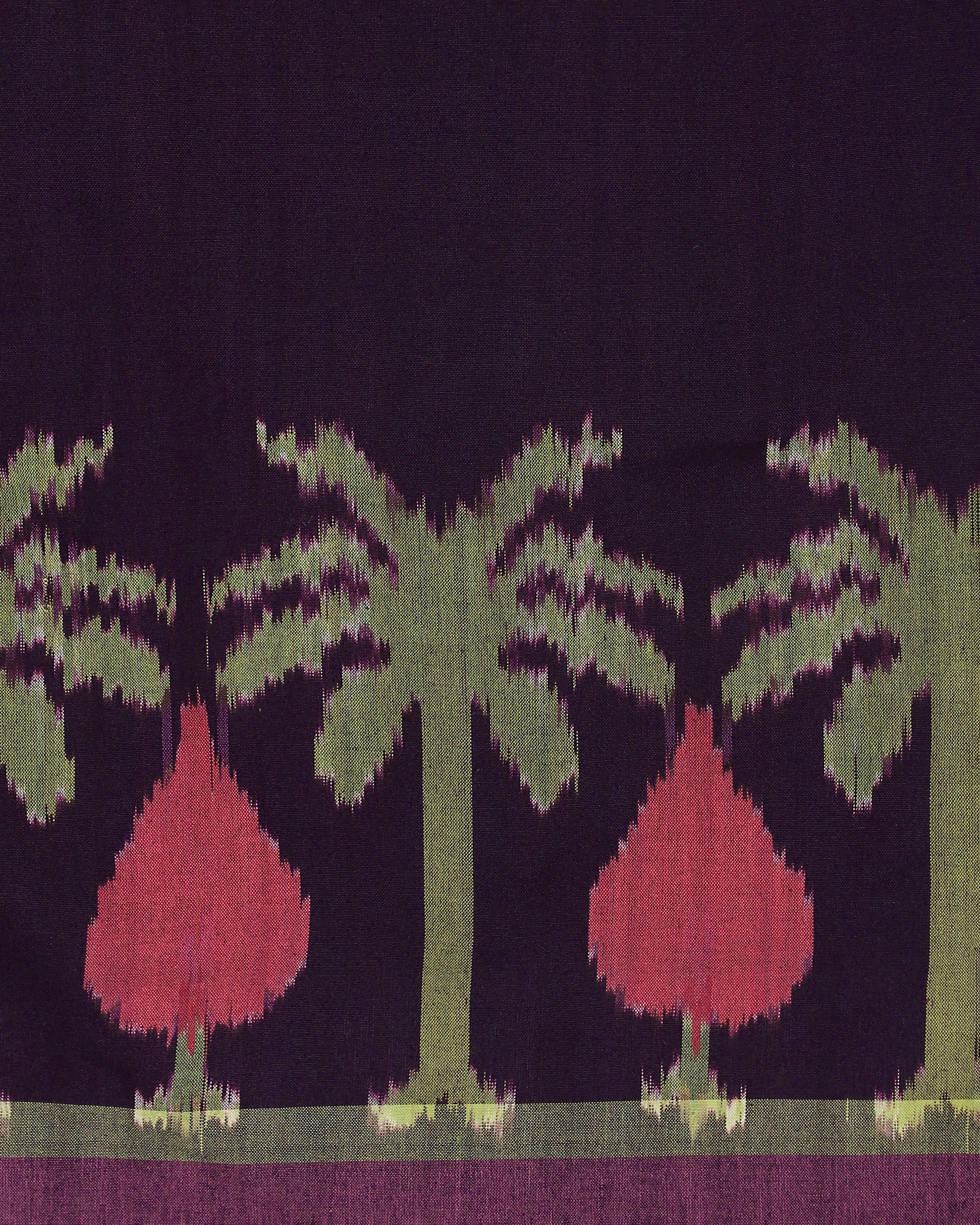 Dorcas Warp Ikat Cotton Table Cover