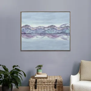 Dorian Wisteria Framed Canvas Stone modern fashion rug  
