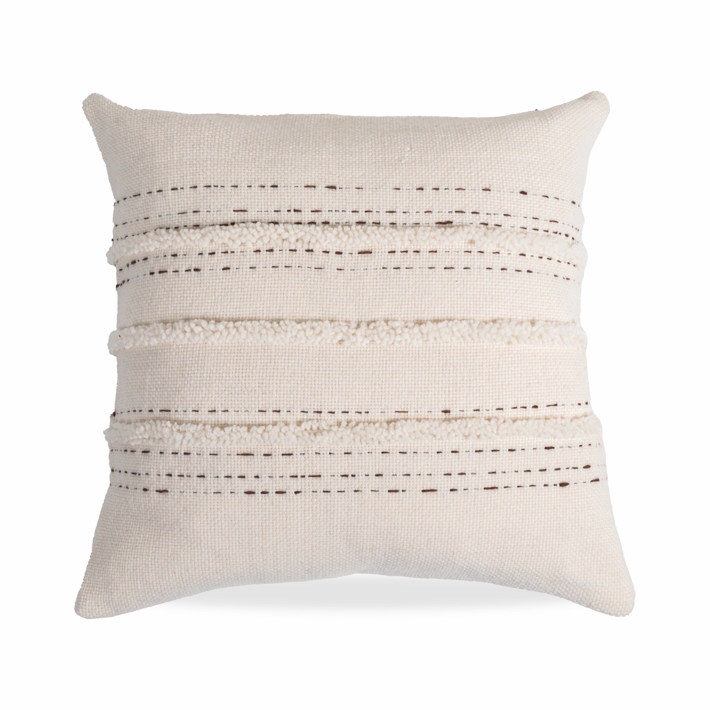 Dot Fringe Wool Pillow creative interior decor