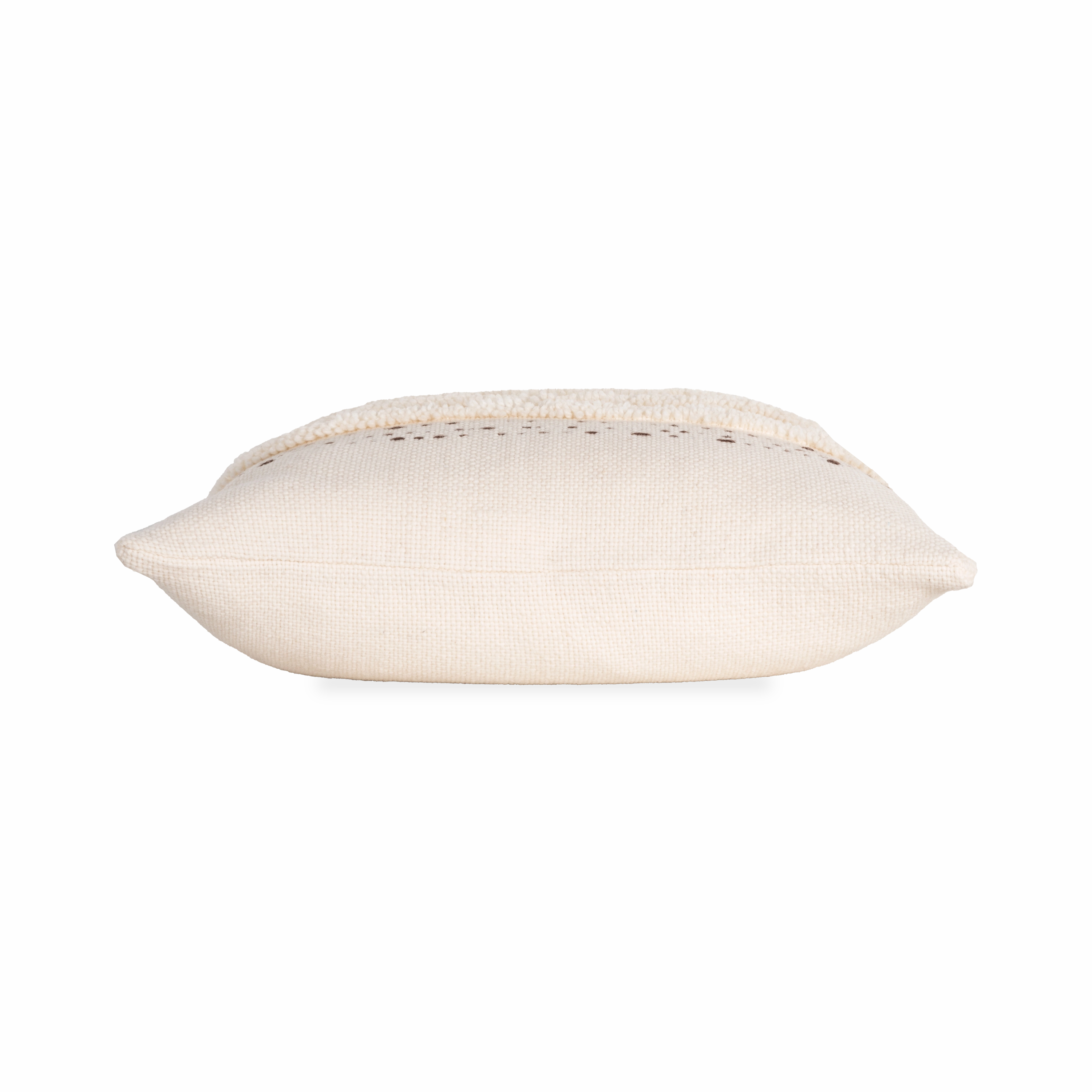 Dot Fringe Wool Pillow