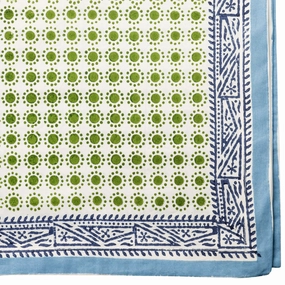 Dot Print Tablecloth, Green cute desktop display