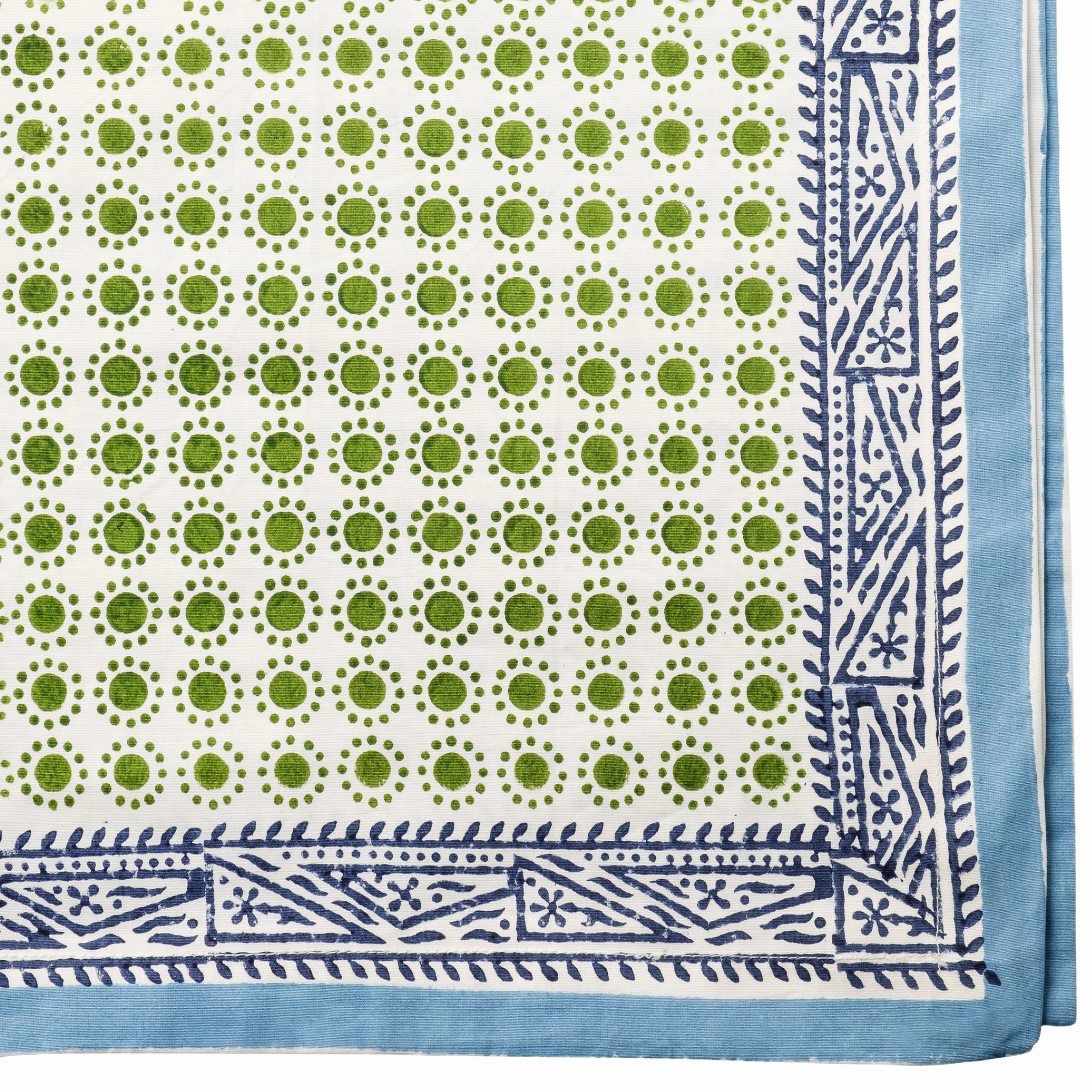 Dot Print Tablecloth, Green cute desktop display