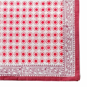 Dot Print Tablecloth, Red cute desktop display