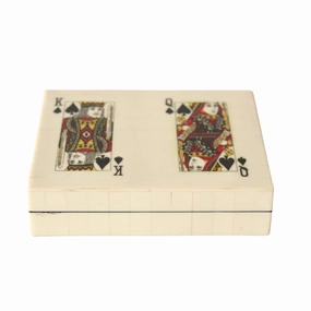 Double cards box decorative home ornament