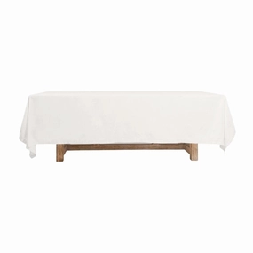Double Eyelet Border Tablecloth in Ivory mini desktop sculpture