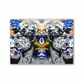 Double King by RS Artist framed mural artwork