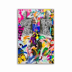 Double Street Venus by RS Artist framed mural artwork