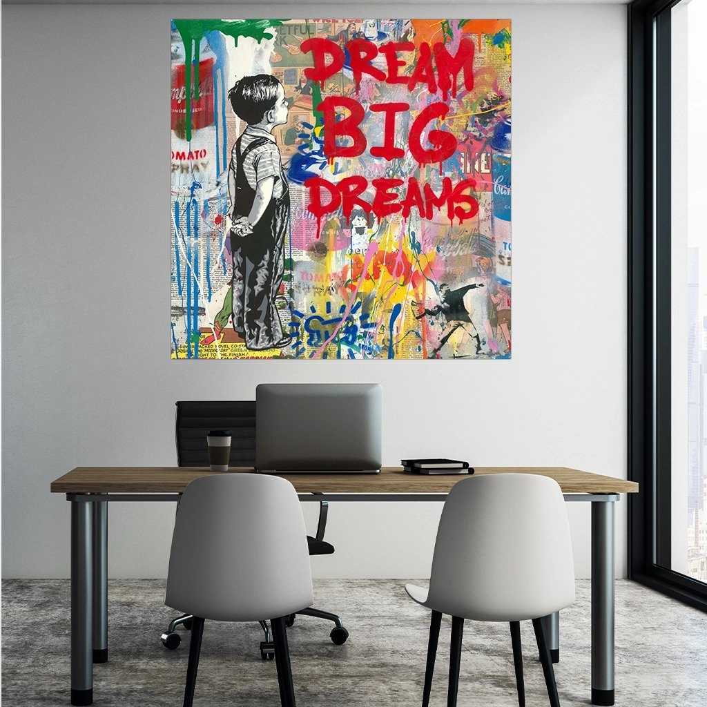 Dream Big Dreams by Banksy