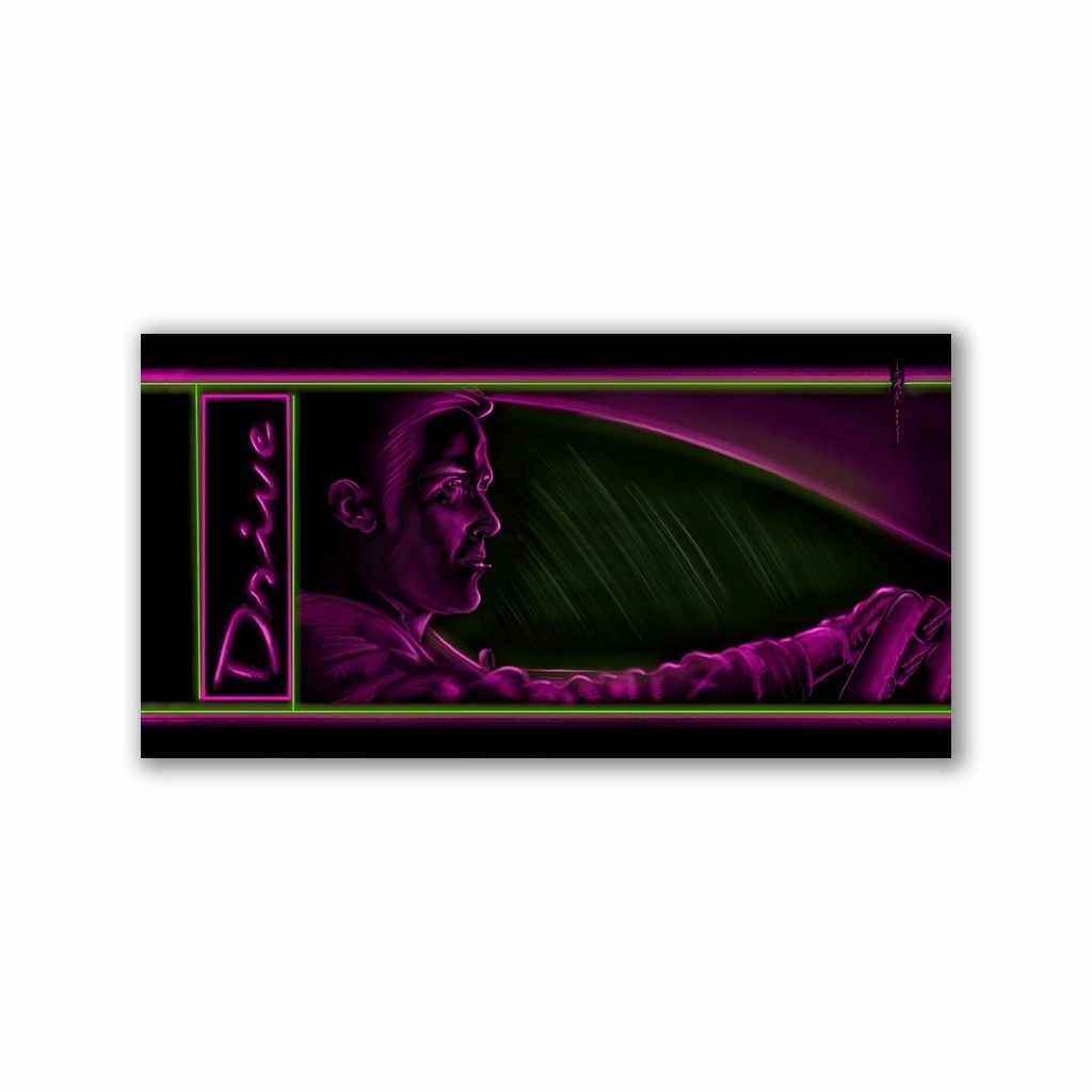 Drive by Christian Amelung framed mural artwork