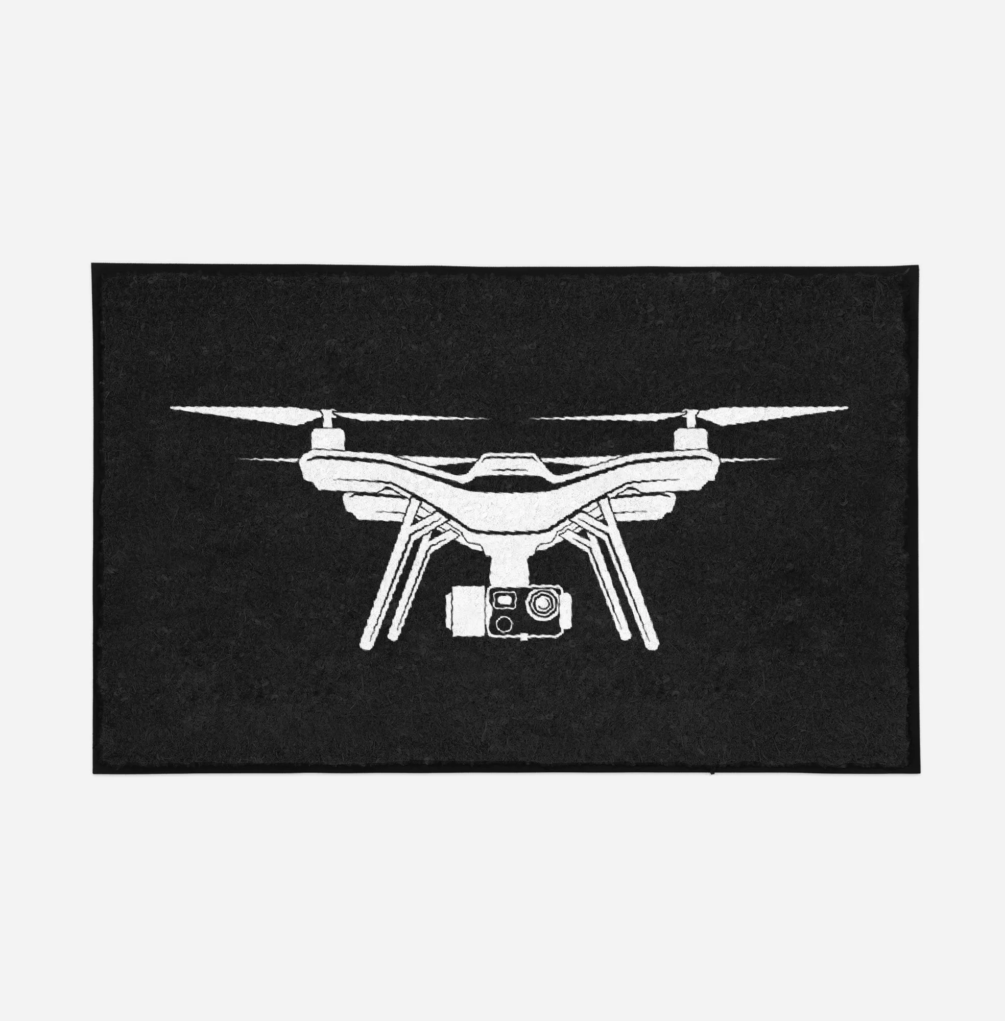 Drone Silhouette Designed Door Mats
