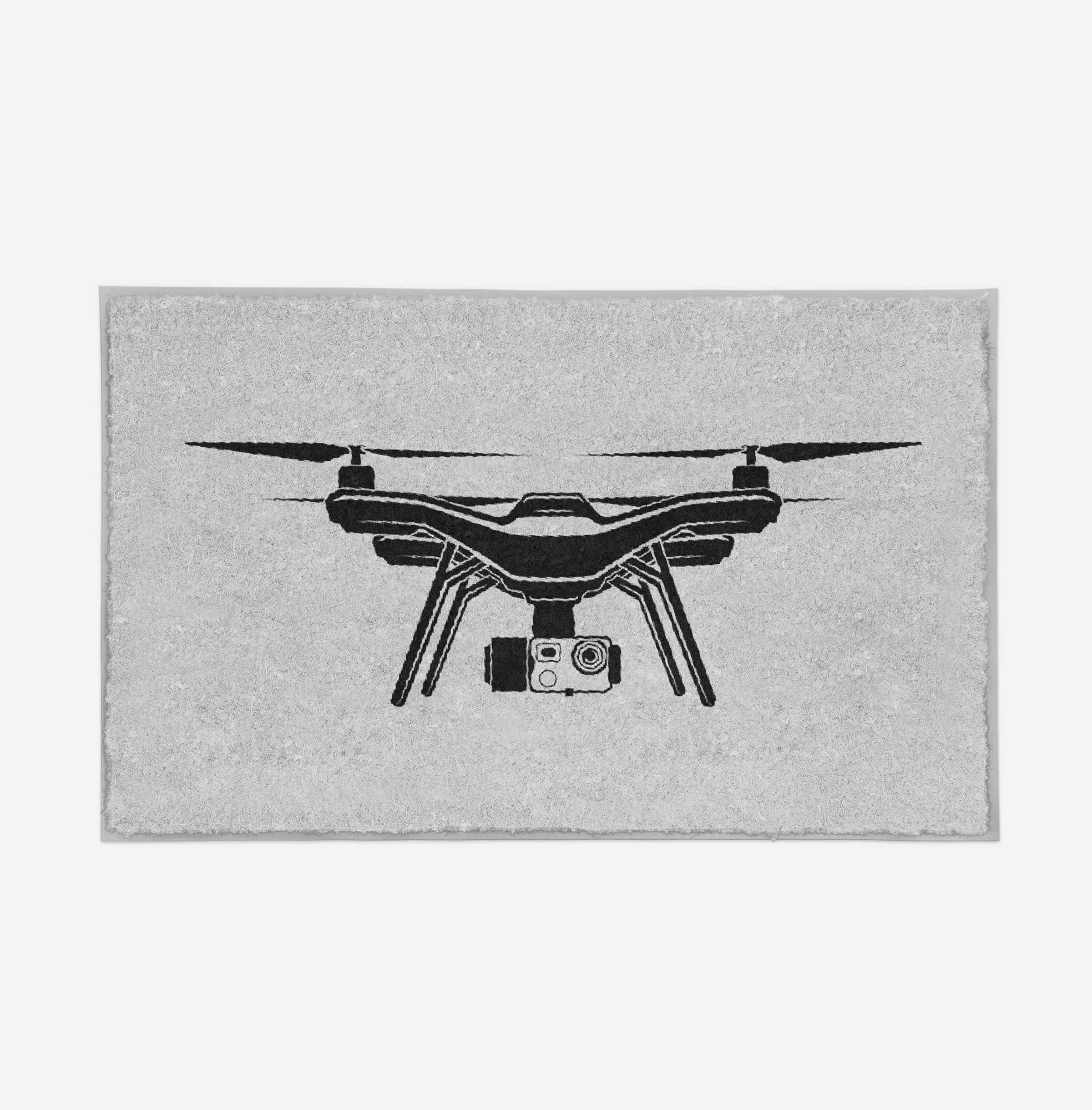 Drone Silhouette Designed Door Mats