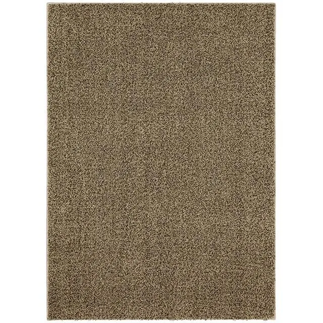 DUFUR 5' X 7' Area Rug, Dark Beige neutral everyday carpet