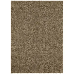 DUFUR 5' X 7' Area Rug, Dark Beige neutral everyday carpet