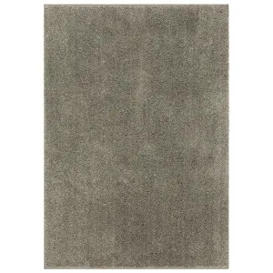 DUFUR 8' X 10' Area Rug, Warm Gray neutral everyday carpet