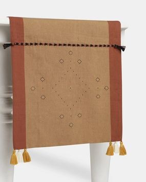 Duo Tangalia Cotton Table Runner ceramic table ornament