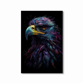 Eagle Art by Juliano de Araujo framed mural artwork