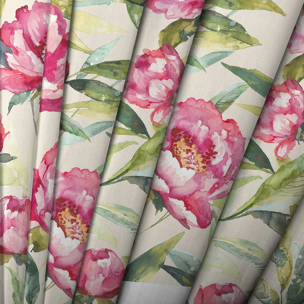 Earnley Printed Cotton Made to Measure Roman Blinds Peony